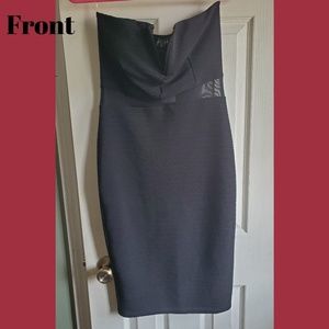 WINDSOR BLACK MIDI DRESS